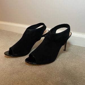 Cole Haan heeled bootie and peep toe